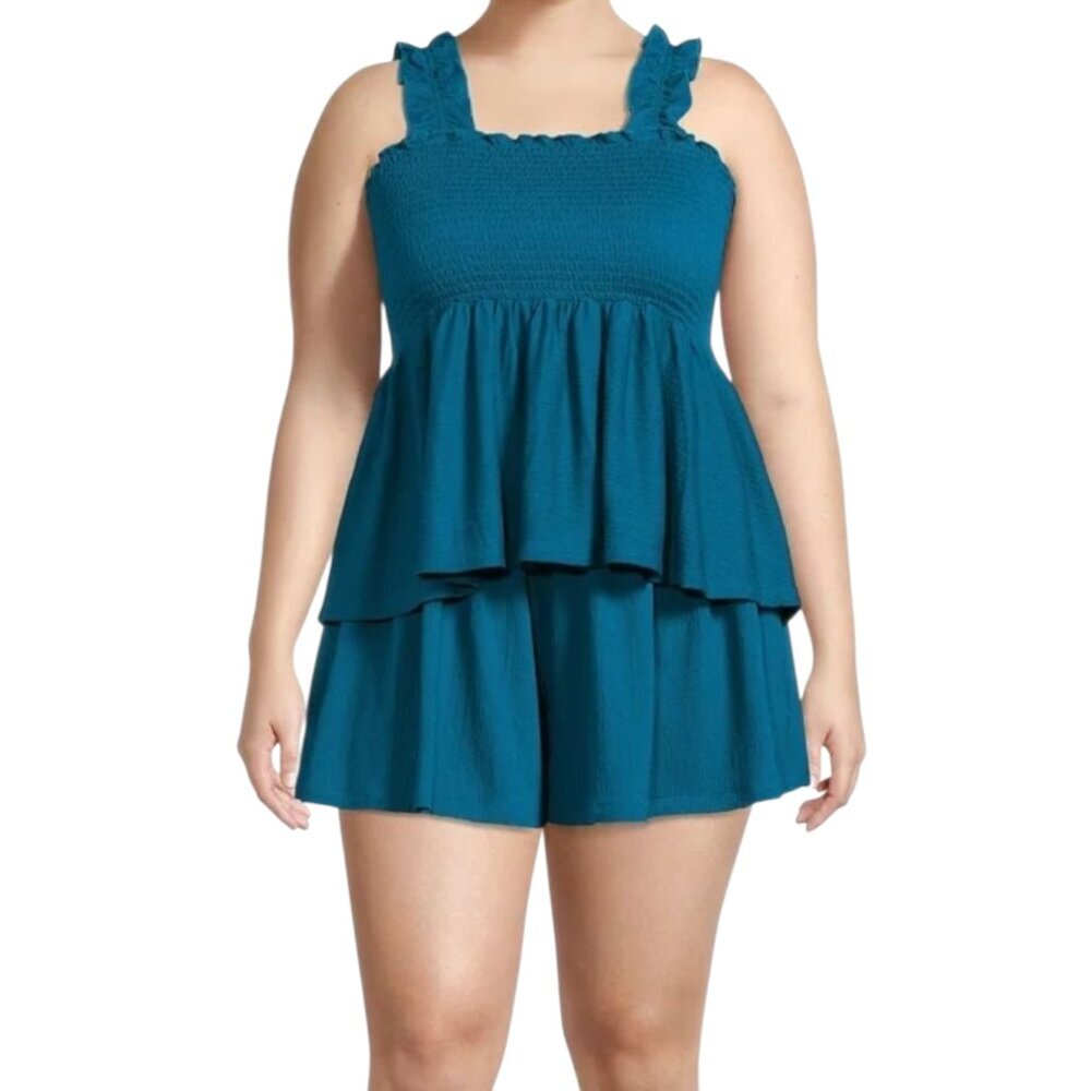TANK/PAPER BAG SHORT 2-PC SET SIZE 2X